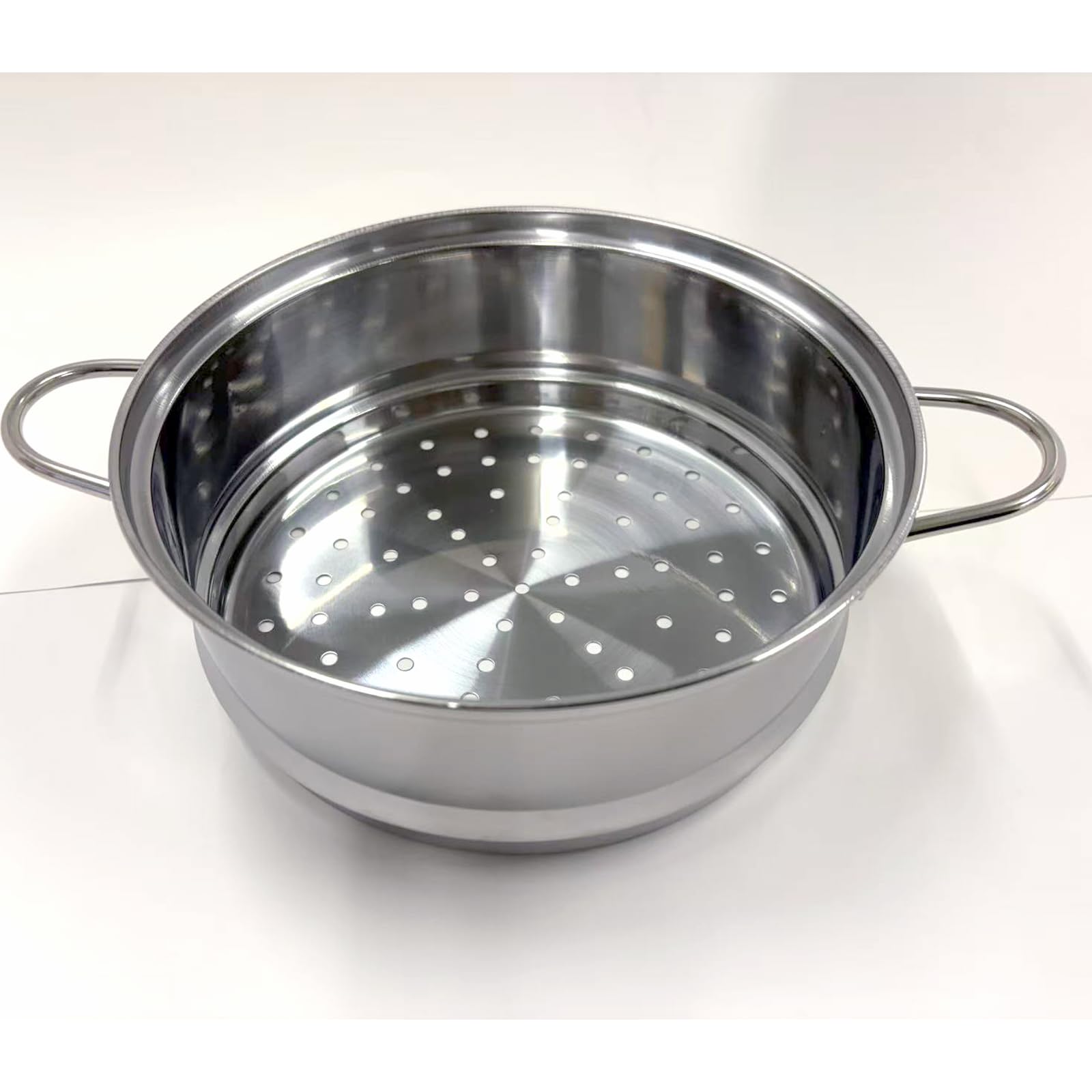 Amazon｜蒸し器ガラス蓋付き ステンレス18cm せいろ蒸し器 重ねて